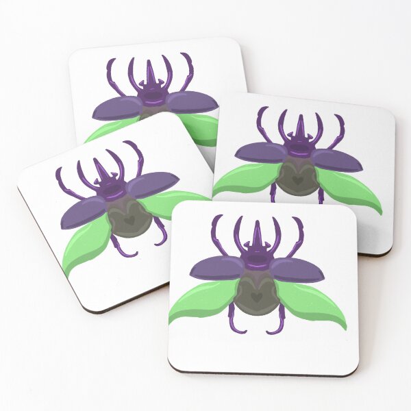 Item preview, Beetle purple and green designed and sold by willowsbunnies.