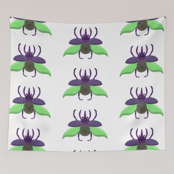 Item preview, Beetle purple and green designed and sold by willowsbunnies.