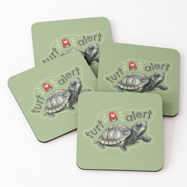 Item preview, Turt Alert - Turtle Tortoise Cute Funny Baby Box Turtle Ill designed and sold by BoyPilot Goods.