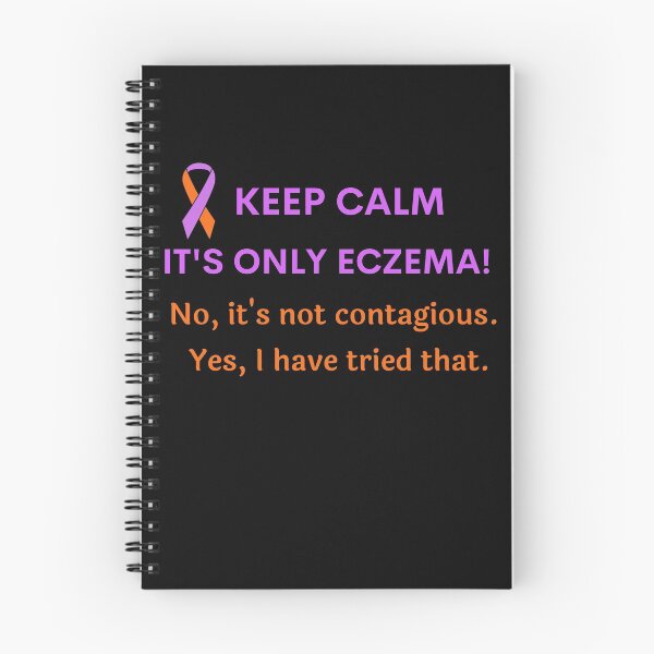 Item preview, Keep calm its only eczema. Not contagious. Eczema awareness, eczema warrior,  designed and sold by Mommaspouch.