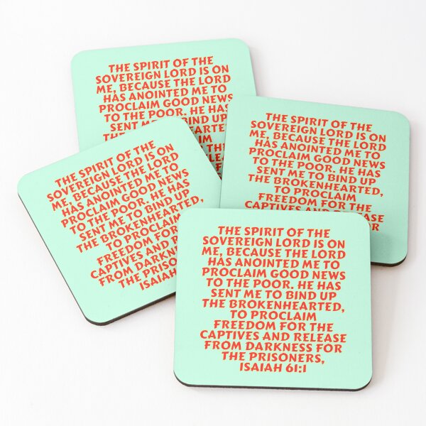 Item preview, Bible Verse Isaiah 61:1 designed and sold by Prayingwarrior.