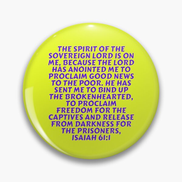 Item preview, Bible Verse Isaiah 61:1 designed and sold by Prayingwarrior.