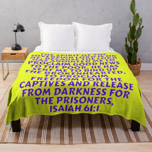 Item preview, Bible Verse Isaiah 61:1 designed and sold by Prayingwarrior.