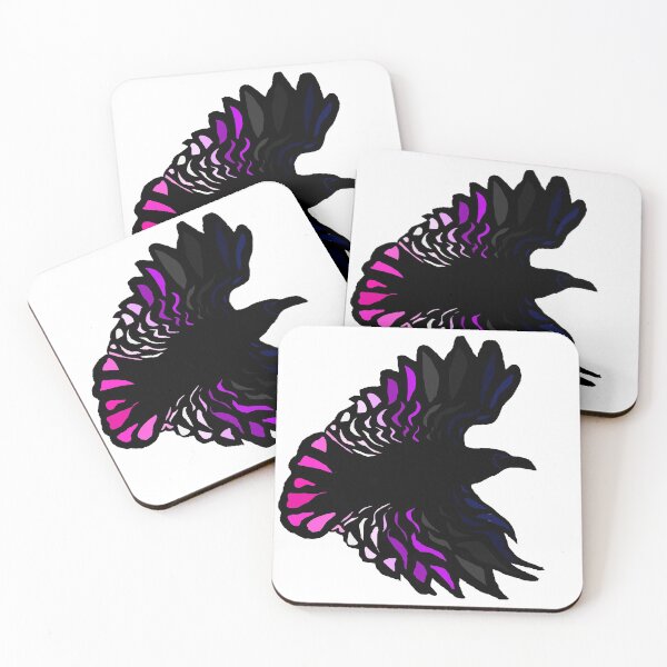 Item preview, Genderfluid Pride Crow designed and sold by TheWitchCraft.