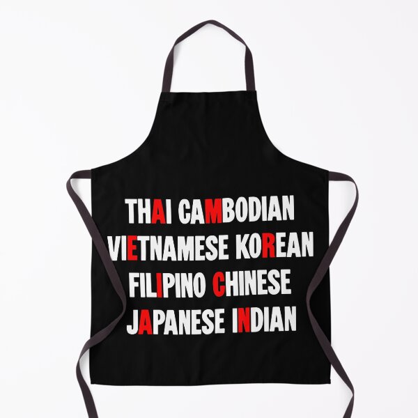 Item preview, Thai Cambodian Vietnamese Korean Filipino Chinese Japanese Indian - American designed and sold by Good-Looking Corpse.