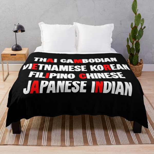 Item preview, Thai Cambodian Vietnamese Korean Filipino Chinese Japanese Indian - American designed and sold by Good-Looking Corpse.