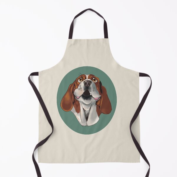 Item preview, Basset hound funny cute dog art designed and sold by OneOfTheWolves.