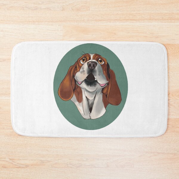 Item preview, Basset hound funny cute dog art  designed and sold by OneOfTheWolves.