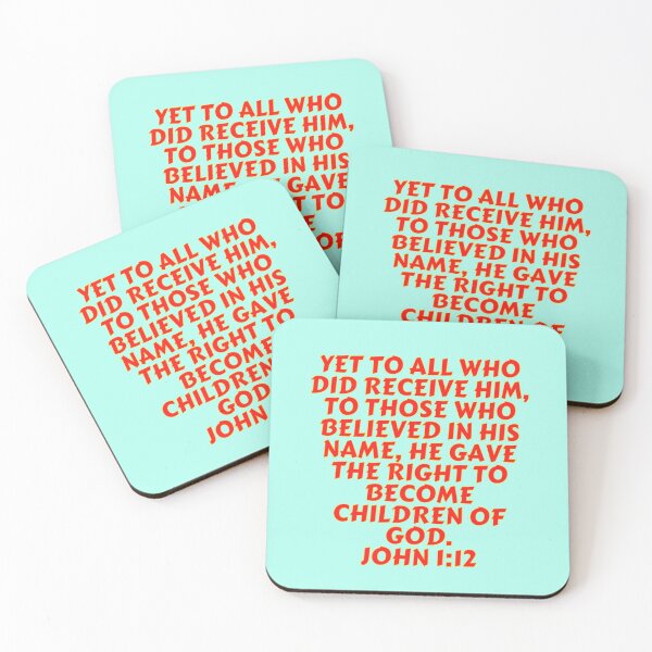 Item preview, Bible Verse John 1:12 designed and sold by Prayingwarrior.