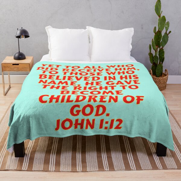 Item preview, Bible Verse John 1:12 designed and sold by Prayingwarrior.