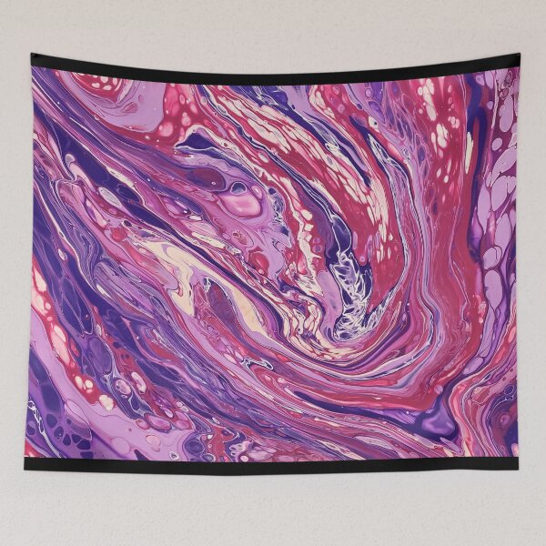 Item preview, Berry Cheesecake - Abstract Acrylic Pour Painting designed and sold by dnacademic.