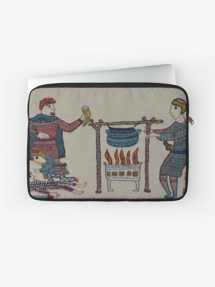 Thumbnail 1 of 2, Laptop Sleeve, Cooking for the troops designed and sold by SBTapestry.