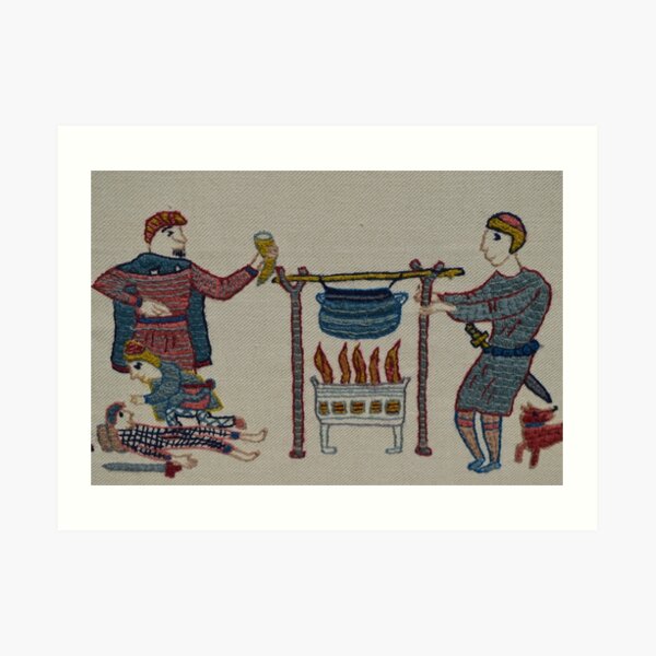 Cooking for the troops Art Print