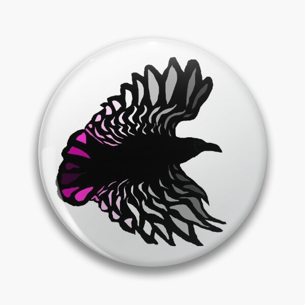Item preview, Asexual Pride Crow  designed and sold by TheWitchCraft.
