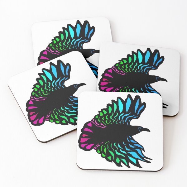 Item preview, Polysexual Pride Crow designed and sold by TheWitchCraft.