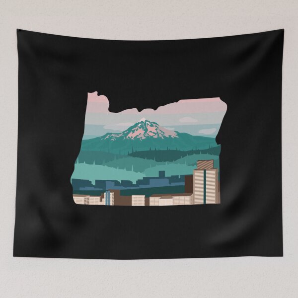 Item preview, Oregon US illustration designed and sold by SteveMillspaer.