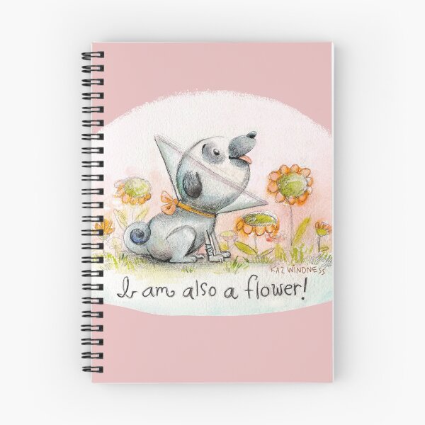 Item preview, Pug Flower designed and sold by kazwindness.