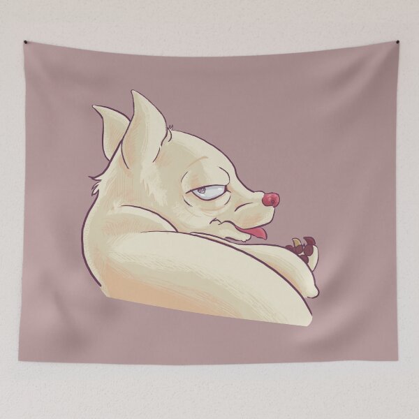 Item preview, Chihuahua grumpy funny sassy cute dog designed and sold by OneOfTheWolves.