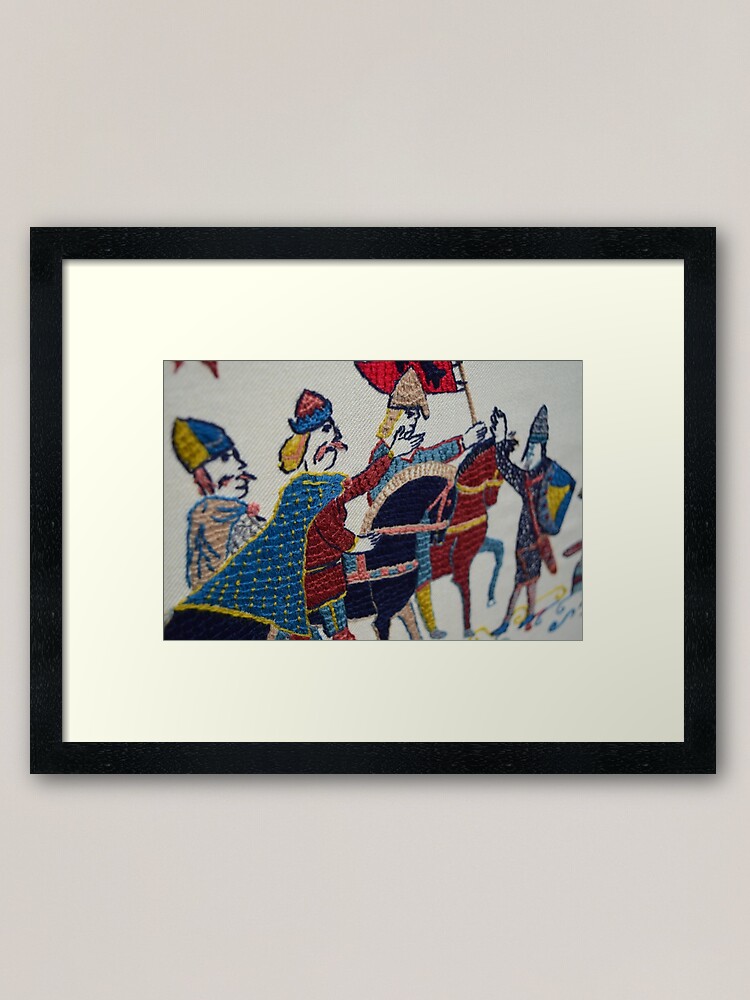 Alternate view of Harald Hardrada makes progress Framed Art Print