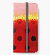 wunderbarer Marienkäfer entwirft 2/3 iPhone Flip-Case/Hülle/Skin