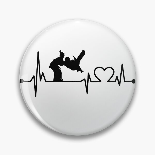 Item preview, JIU JITSU HEARTBEAT designed and sold by bestteez.