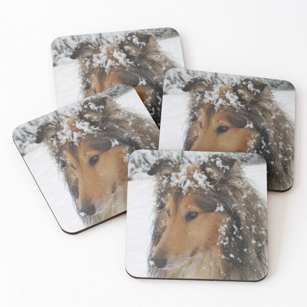 Item preview, Collie In The Snow designed and sold by KarenWoodArt.