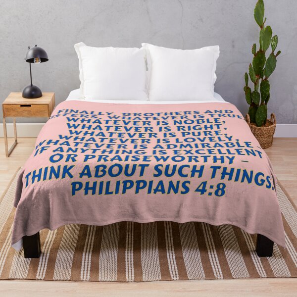 Item preview, Bible Verse Philippians 4:8 designed and sold by Prayingwarrior.