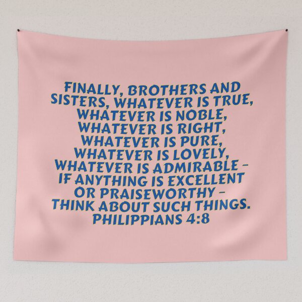 Item preview, Bible Verse Philippians 4:8 designed and sold by Prayingwarrior.