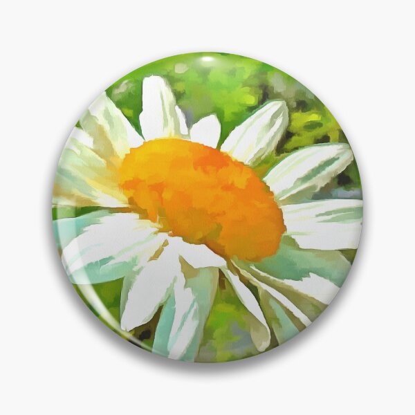 Item preview, Artistic Bright and Colorful White Garden Daisies v6 designed and sold by taiche.