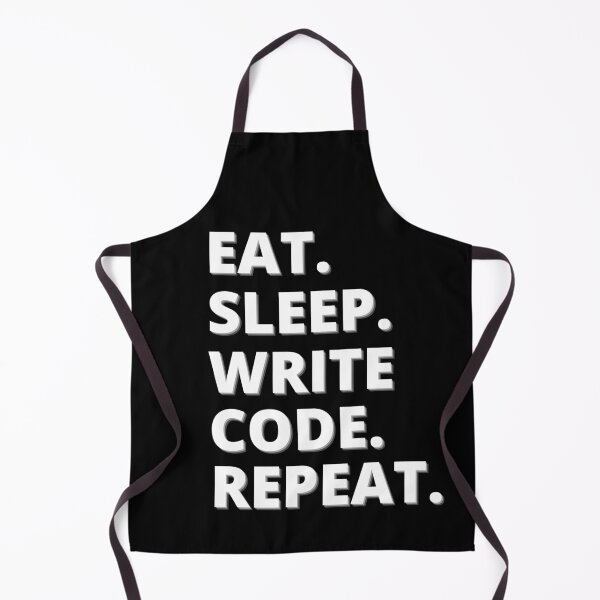 Item preview, Eat Sleep Write Code Repeat designed and sold by Occas1onalArt.