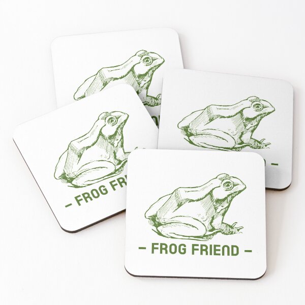 Item preview, Frog Friend (Green On White) designed and sold by AbsurdlyEpic.