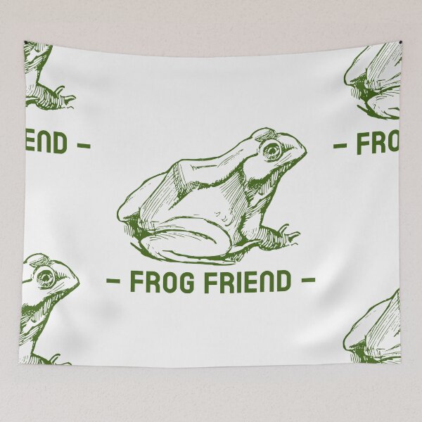 Item preview, Frog Friend (Green On White) designed and sold by AbsurdlyEpic.