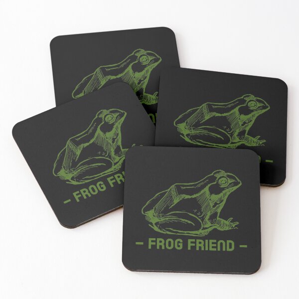 Item preview, Frog Friend (Green On Black) designed and sold by AbsurdlyEpic.