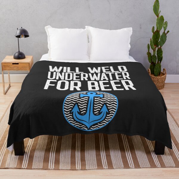 Item preview, Will Weld Underwater For Beer Welding Gift designed and sold by EricJP.