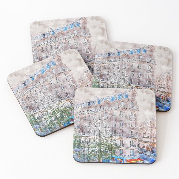 Item preview, Paris Apartment Buildings France designed and sold by VerboShop.