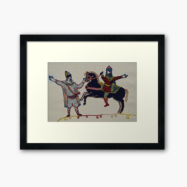 The battle begins Framed Art Print