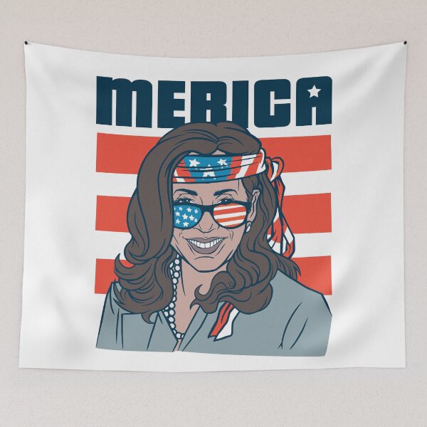 Item preview, Funny Vice President Kamala Harris 4th of July Merica designed and sold by SLAG-Creative.