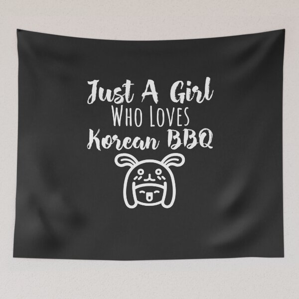 Item preview, Just A Girl Who Loves Korean BBQ BBQ Gift designed and sold by EricJP.