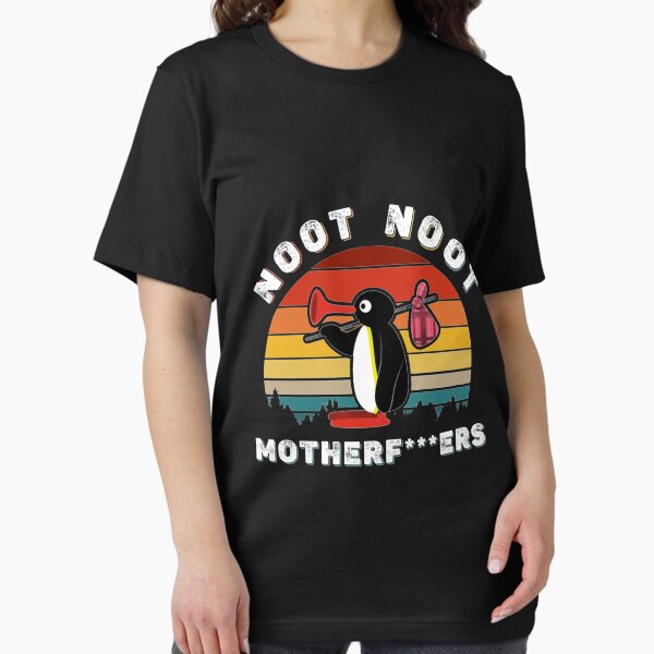 Vista previa del artículo con la obra «Noot Noot Pingu Shirt Noot Meme Regalo, Pingu Noot Noot Motherf», diseñado y vendido por GunnerKertzmann.
