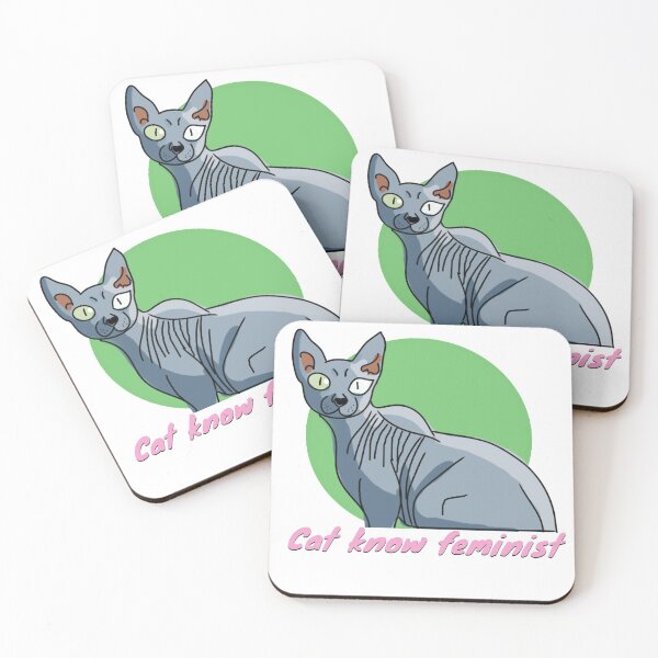 Item preview, Cat know feminist designed and sold by gerafuckinnoise.