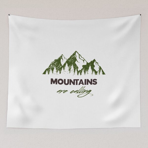 Item preview, Mou-ntains Are Calling Classic T-Shirt designed and sold by ShaunBoyle.