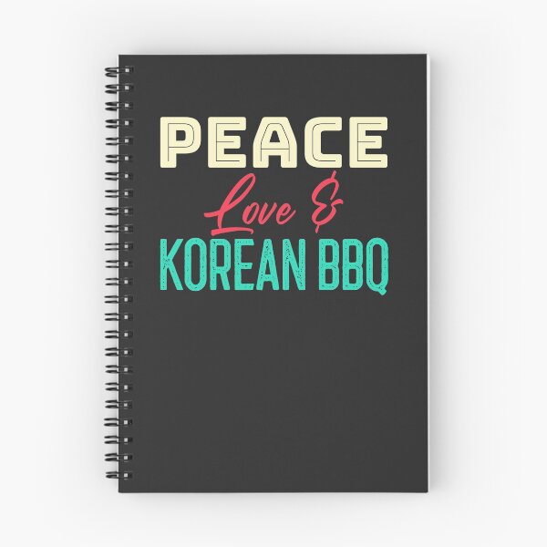Item preview, Peace Love & Korean BBQ BBQ Gift designed and sold by EricJP.
