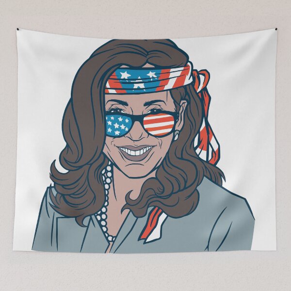 Item preview, Funny Vice President Kamala Harris 4th of July Merica designed and sold by SLAG-Creative.