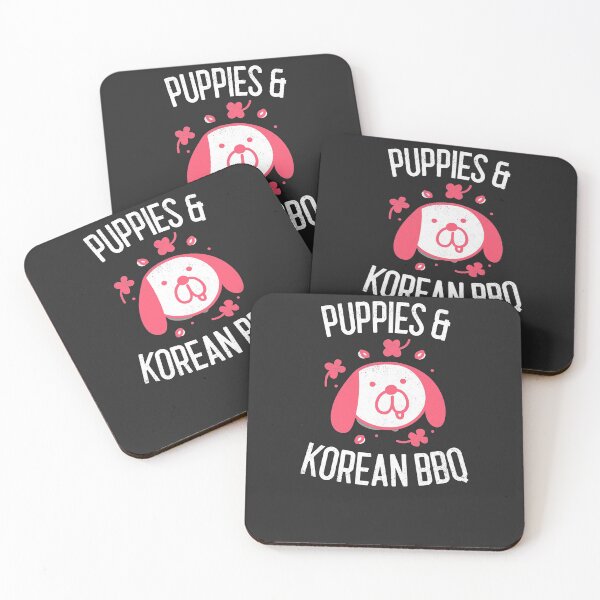 Item preview, Puppies And Korean BBQ BBQ Gift designed and sold by EricJP.