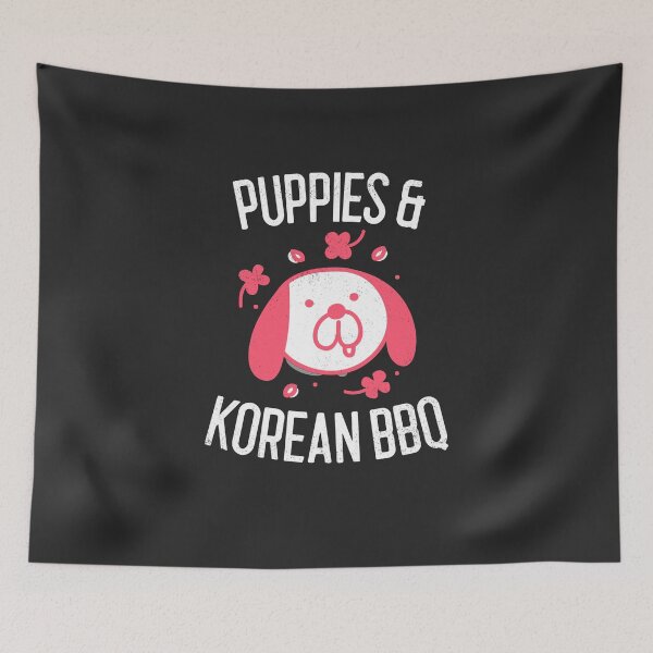 Item preview, Puppies And Korean BBQ BBQ Gift designed and sold by EricJP.