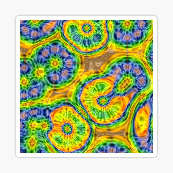Digital Mitosis 9 Sticker