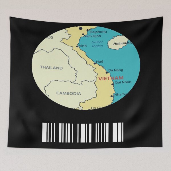 Item preview, Map Of Vietnam designed and sold by jlicero.