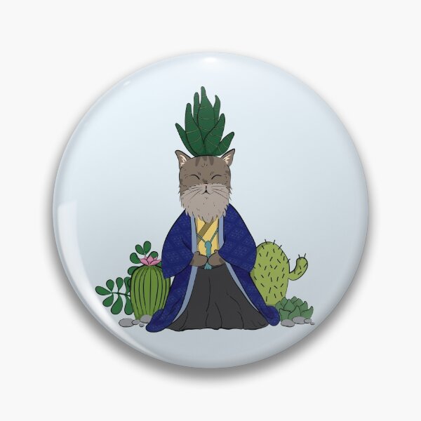 Item preview, Zen cats - Succulent - Blue designed and sold by debuneko.