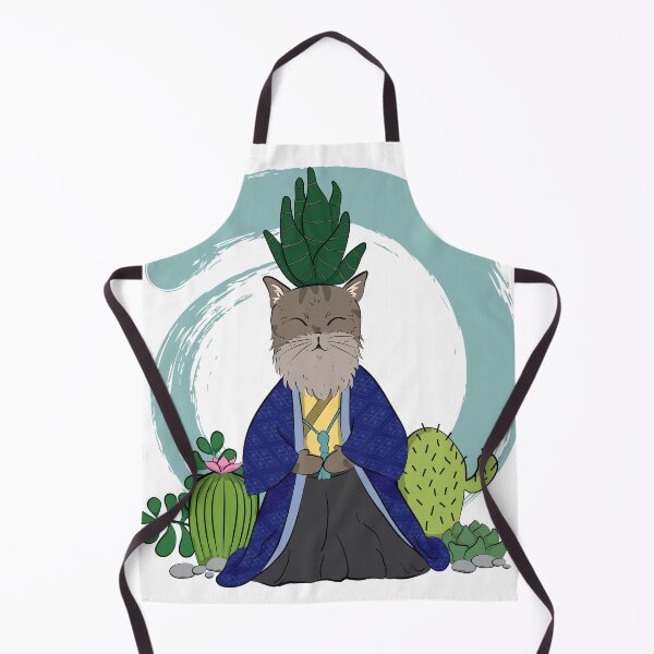 Item preview, Zen cats - Succulent - Blue designed and sold by debuneko.