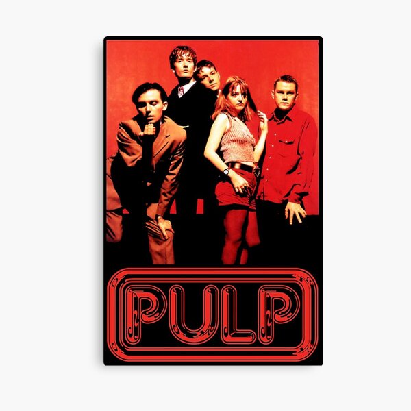 "PULP BAND Poster" Canvas Print for Sale by ricardoweiss Redbubble